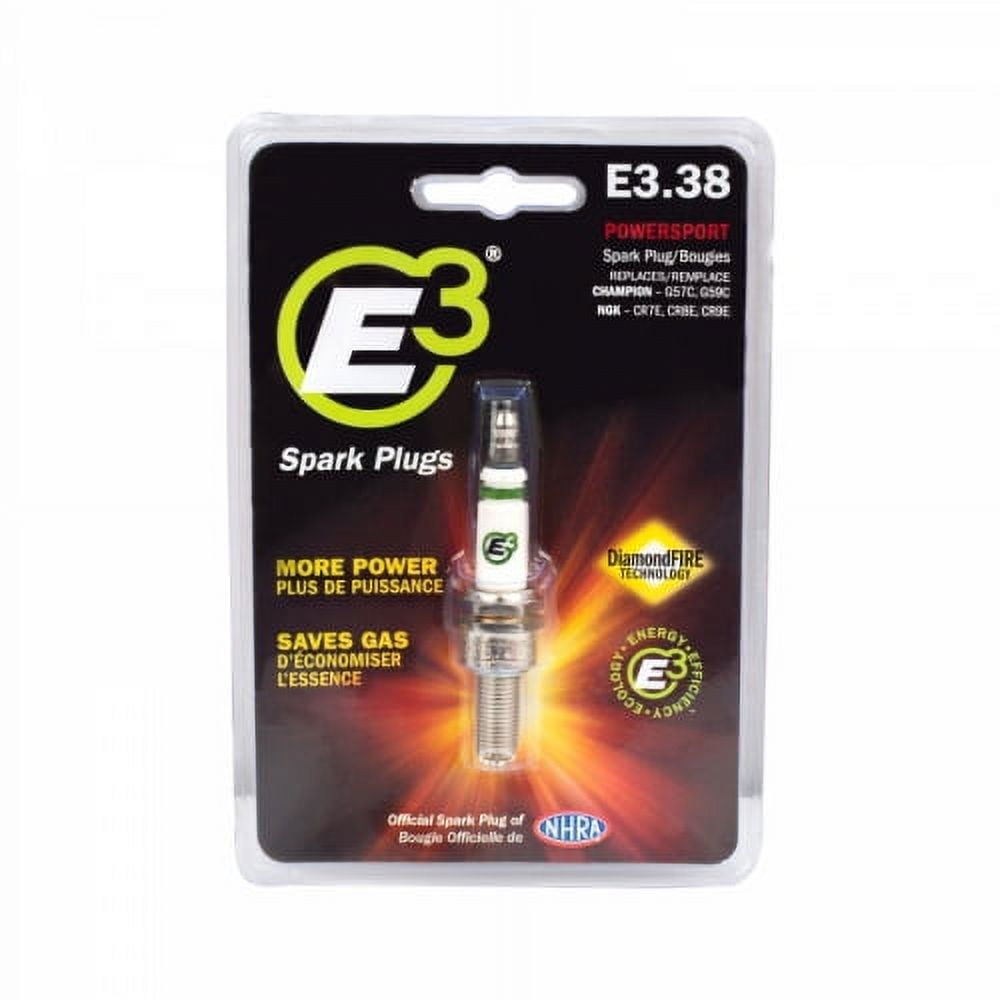 Scooter E3 E3.38 Spark Plugs Replaces (NGK CR7E, CR8E, CR9E CHAMPION G57C, G59C)