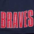 thumbnail image 4 of Men's Mitchell & Ness Navy Atlanta Braves OG 2.0 Fashion Shorts, 4 of 5