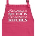 thumbnail image 2 of ThisWear Everything is Better in Grandma's Kitchen Apron for Kitchen Two Pocket Apron Heliconia, 2 of 7