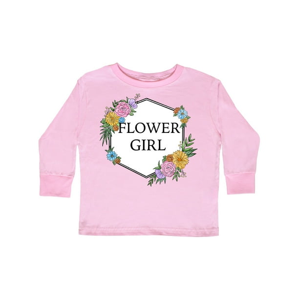 Flower Girl Toddler Long Sleeve TShirt