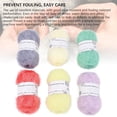 thumbnail image 3 of Hilados 6 Rollos De Hilo Scrubby Sparkle Pastel Glitter Para Ganchillo Paño De Cocina Bolsa De Muñeca Tejida A Mano Con Ganchillo, 3 of 7