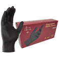 thumbnail image 2 of Black Nitrile Disposable Gloves Latex Free and Powder-Free 3 Mil | X-Large Size | 1000 Gloves | 1 Case, 2 of 8