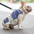 thumbnail image 3 of Perro de invierno, mascota, niño, ajustable, suave, chaqueta para , monos preciosos, para proteger a prueba , cálido para chihuahua Azul Colco  Chaqueta de cachorro, 3 of 8