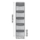 thumbnail image 2 of 5 Pockets With Lining Board And Five Frames For Underwear Storage And Organization, Large Non-woven Fabric Storage And Hanging Bag, 2 of 2