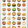 thumbnail image 4 of 35pcs-50pcs Japanese Food Stickers Cute Sushi Stickers Ramen Stickers for Laptops Guitars Fridge, 4 of 9