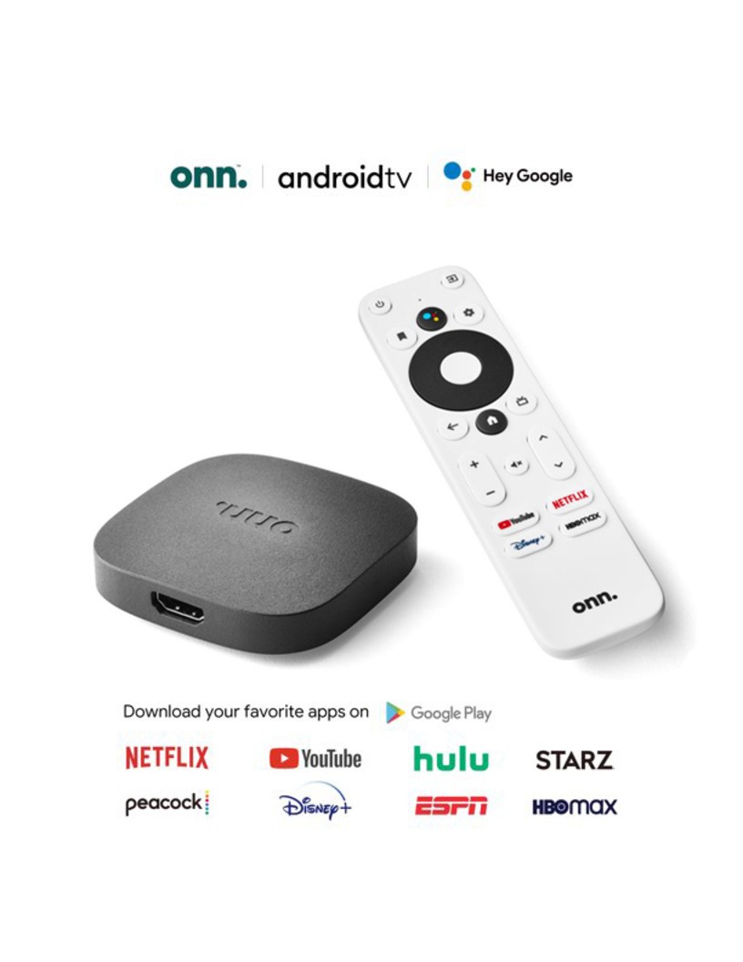 onn. Android TV 4K UHD Streaming Device with Voice Remote Control & HDMI Cable - image 5 of 11