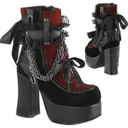 Womens Demonia Charade 110 Platform Ankle Boot