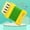 Yellow, variant on Mini Accordion Educational Musical Instrument Toy for Early Learning and Beginner Kids Stage Performance