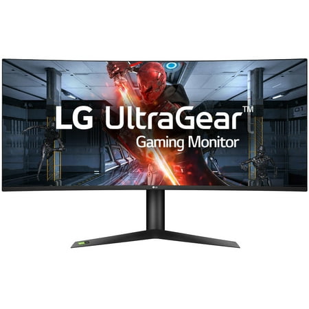 LG 38GL950G-B 38 inch UltraGear Nano IPS 1ms Curved Gaming Monitor with 144HZ Refresh Rate and NVIDIA G-Sync, Black - (Open Box)