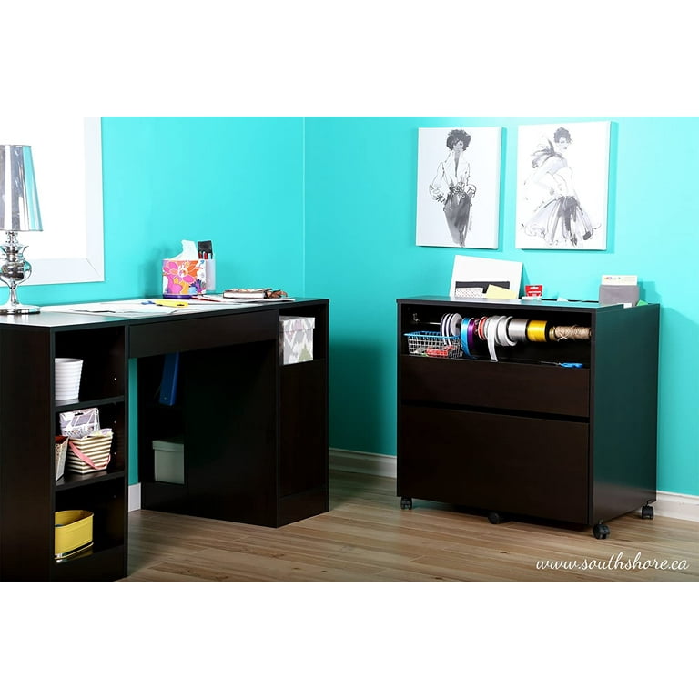 South Shore Crea Craft Table Multiple Finishes Walmart