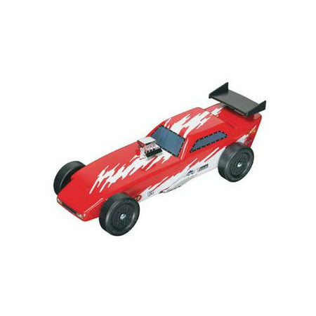 Funny Car Racer Kit Multi-Colored (Best Pinewood Derby Car Design For Speed)