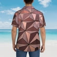 thumbnail image 7 of Epcot Architecture Design Men'S 3d Print Casual Button Down Shirts, Novelty Hawaiian Short Sleeves Xl, 7 of 7