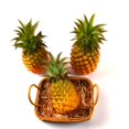 thumbnail image 2 of fastboy Modern Artificial Pineapple artificial Fruit Figurine Plant Decor Yellow 21x8cm, 2 of 5