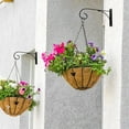 thumbnail image 6 of Clearance Hooks under $10 Wall Hanger Wind Lamp Flower Pot Hook Wrought Garden Garden Creative Wall Hanging Basket Rack, 6 of 7
