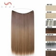 thumbnail image 2 of Sego Invisible Secret Wire in Real Hair Extensions One Piece Curly Wavy Straight Thick Hair Extension Synthetic Hairpieces for Women, 2 of 7