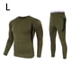 thumbnail image 2 of Qarigey Ropa interior térmica de invierno para hombre, mallas para mantener el calor, conjuntos de ropa para hombre, calzoncillos transpirables y Camisetas Verde oscuro L Qarigey AP013256-03, 2 of 6