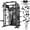 HORUS Smith Machine, variant on Mikolo Functional Trainer & Smith Machine, 2×2"Uprights (33 Holes), Dual 128LBS Weight Stack, Centralized Resistance Lat & Row System