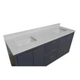 thumbnail image 6 of Stockholm 72" Bathroom Vanity with Marine Gray Cabinet and Engineered Marble Top, 6 of 8