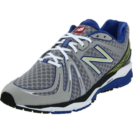 New Balance Men's M890v2 Neutral Running Shoe, Silver/Blue, 12.5 D (Best New Balance Neutral Running Shoes)