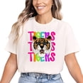 thumbnail image 3 of Tigers Sports Fan Shirt for Women and Teens School Pride Tiger Mascot Tee Natural Shirt Adult Small, 3 of 5