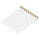 thumbnail image 4 of 10 piezas de cucharas para quemar de laboratorio, instrumentos de experimentación de latón resistentes a altas temperaturas, 4 of 9