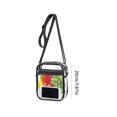 thumbnail image 4 of Bolsa De Hombro Bolso bandolera de PVC, impermeable, transparente, para mujer, bolso de mano transparente (A) Sywqhk Para Estrenar, 4 of 7