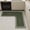 Green, variant on L Shaped Kitchen Floor Mat 120cm, Non Slip Water Absorbent Dirt Resistant Runner Rug for Counter Corner Cooking Area