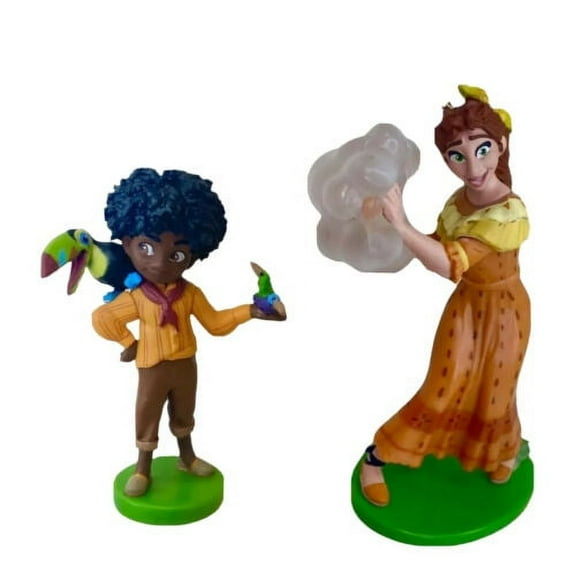Encanto Pepa Madrigal & Antonio Cake Topper PVC Set Figure Figurine 4” Disney