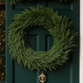 thumbnail image 4 of Guvpev 9FT Artificial Norfolk Pine Christmas Garland, Real Touch Winter Cypress Greenery Garland, Realistic Faux Green Cedar Garland for Mantel, Doors, Table, Wall, Windows, Indoor/Outdoor Xmas Decor, 4 of 6