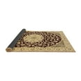 thumbnail image 2 of Ahgly Company Indoor Square Medallion Brown Traditional Area Rugs, 4' Square, 2 of 4
