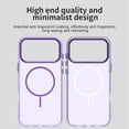 thumbnail image 2 of Allytechgroup for Apple iPhone 11 Pro Max Protective Case, [Compatible with Magsafe] Magnetic Back Cover PC+TPU Anti-Scratch Shock-Absorbent Anti-Fingerprint Matte Lightweight Non-Slip, Purple, 2 of 7