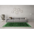 thumbnail image 3 of Ahgly Company Indoor Rectangle Persian Emerald Green Traditional Area Rugs, 7' x 10', 3 of 4