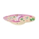 thumbnail image 5 of Tabla de equilibrio de madera, juguete de entrenamiento sensorial, balancín para fitness Rosa, 5 of 9
