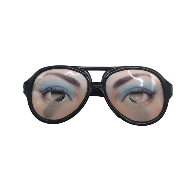 Pretend To Sleep Prank Glasses - Funny Novelty Toy Props for Performance Booth, Plastic Made