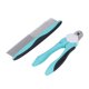 thumbnail image 3 of Cortauñas para mascotas, seguro, ergonómico, profesional, LED, recortador de garras para mascotas, Kit de peine para el pelo con lima para perros y gatos, 3 of 8