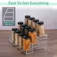 thumbnail image 3 of Acrylic Spice Rack Tray, 3 Tier Spice Drawer Organizer Shelf Seasoning Organizer for Kitchen Countertop Cabinet, 3 of 6