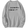 thumbnail image 2 of Amzcrzy Sudadera Para Hombre, Informal, A La Moda, Con Estampado De Cuello Redondo, Manga Larga, Gris, M, 2 of 6