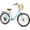 Light Blue, variant on DEYGIA Kids Bike, Cruiser Bike for Girls, 24 inch 7 Speed Kids' Bicycles with Rattan Basket and Adjustable Seat, Lightweight Step Bike for Girls