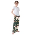 thumbnail image 3 of FORMRS Boys Pajama Pants with Pockets Size 13-14Y Kids Lounge Sleep Bottoms, Green Christmas, 3 of 8