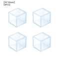 thumbnail image 1 of pitrice 4pcs/set Table Foot Cap Rubber Chair Leg Protector Square Furniture Floor Foot Pad, 30x30mm, 1 of 8