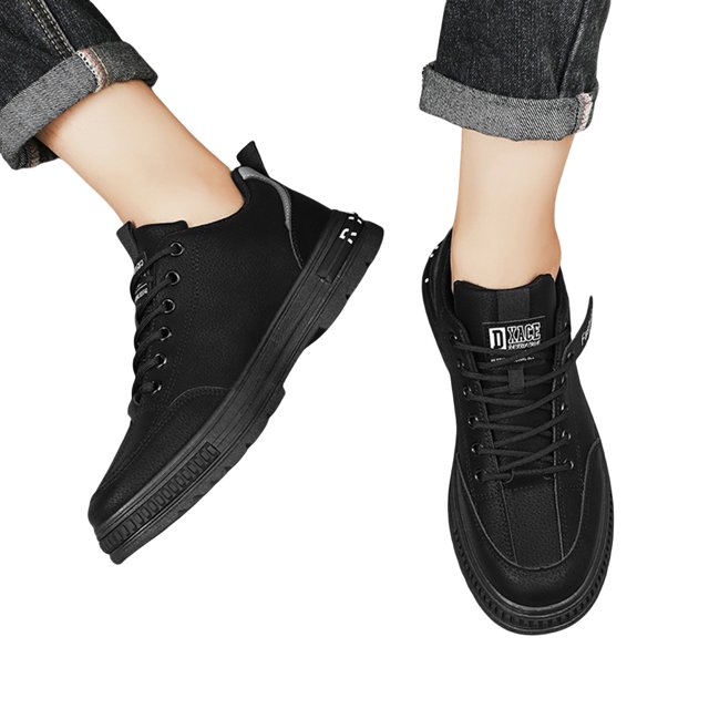 Zapatos Tenis Ligeros Deportivos Deporte Cuero Hombres Transpirables
