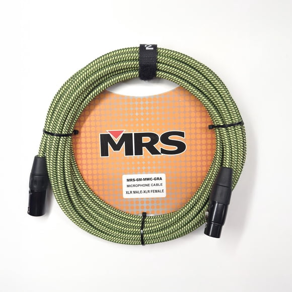 MORRISON Cable para Micrófono XLR de 6 metros Color Verde MRS-6M-MWC-GRA MORRISON