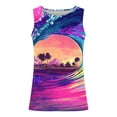 thumbnail image 3 of LSLJS Men's Summer Floral Hawaiian Tank Top New Fashion Casual Print Sport Round-Neck Tank Tops, 3 of 4