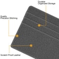 thumbnail image 3 of Tarjetero Fintie Slim, minimalista, de piel con bloqueo RFID, 3 of 7