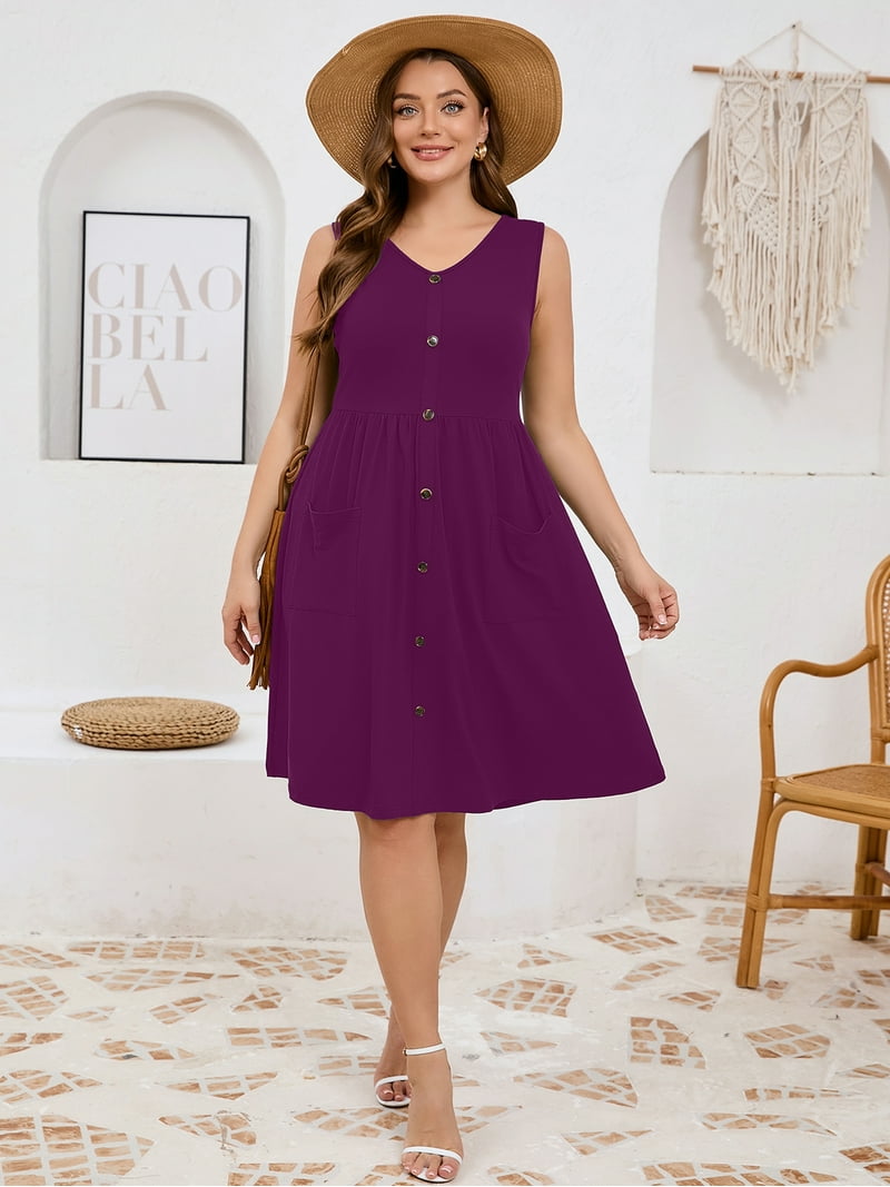 chinese dress ladies Ladies Vintage Boho Summer Dress Women Midi Casual Loose Holiday Plaid  Beach Shirt Dress Women Sundress