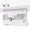White, variant on Elitra 3-in-1 Under the Cabinet Electric Can Opener, Bottle Opener & Blade Shaper - Smooth Edge Kitchen Gadget with Magnetic Lid Holder, Swing Grip Handle, Cord Storage (White)