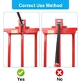 thumbnail image 5 of Lawn Mower Lift Jack, Lifting Platform 882 Lbs Capacity Telescopic Maintenance Jack with Manual Handle and Power Tool Extension Handle, Ride on Lawn Mower for Garden Tractors & Riding Lawn Mower, 5 of 6