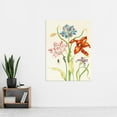 thumbnail image 2 of Tulips Irises Floral Flower Insect Painting Extra Large XL Wall Art Poster Print, 2 of 3