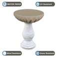 thumbnail image 3 of Bird Bath Cover 12 Oz Waterproof - Customize Cover with Any Size - 100% Weather Resistant Outdoor Cover with Elastic for Snug Fit (30" Dia x 20" H, Beige), 3 of 7