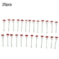 thumbnail image 1 of 25/100PCS Small Toadstool Mushroom Fairy Garden Ornament Decoration Crafts Tool, 1 of 1